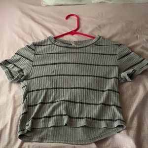 Striped crop top